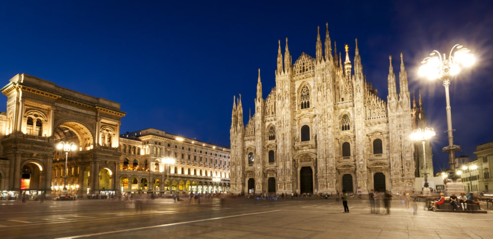 Mailand Cathedral bei Nacht