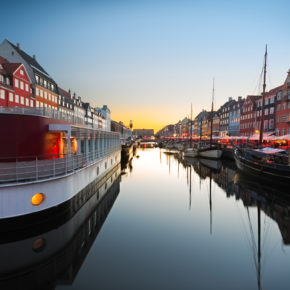 Dänemark Kopenhagen Fluss Boot