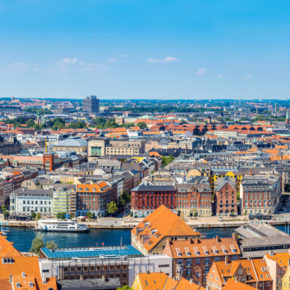 Dänemark Kopenhagen Panorama Stadt