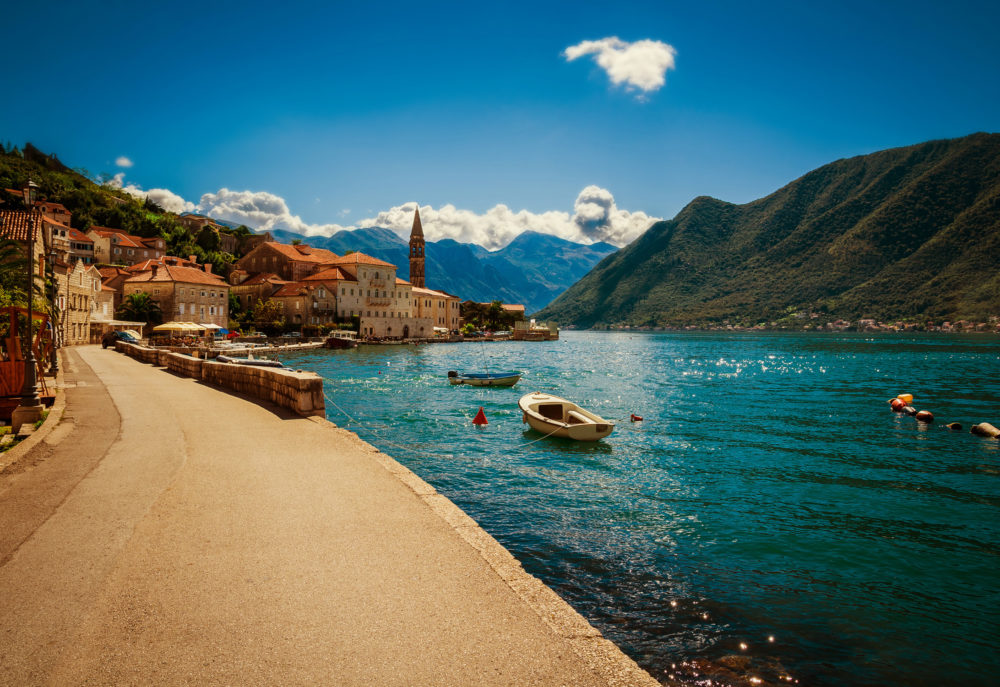 Montenegro Hafen Boka Kotorska