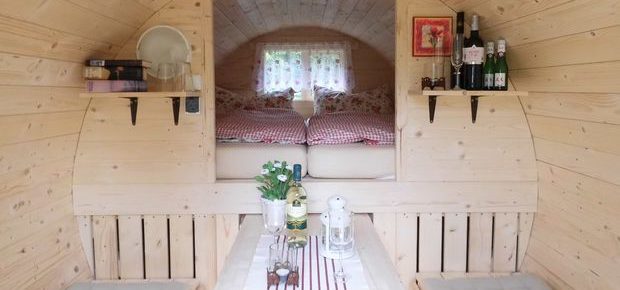 Glamping: 2 Tage in Bleckede mit Übernachtung im Holzfass inkl. Frühstück nur 39€