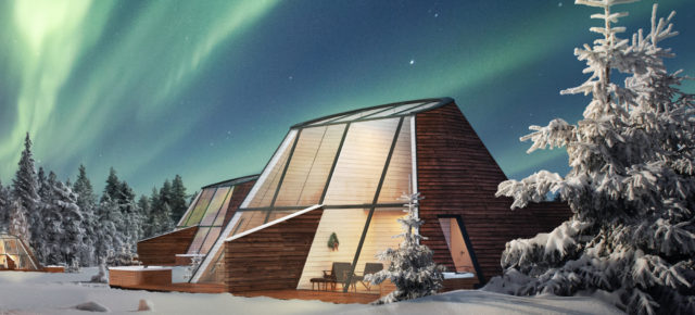 Polarlichter: 2 Tage in Finnland mit privatem TOP Glashaus, Frühstück, Whirlpool & Sauna für 324€