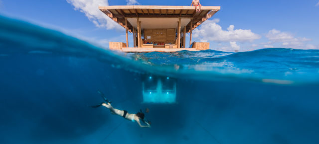 The Manta Resort: In dieser Unterwassersuite schlaft Ihr neben Korallen & Co