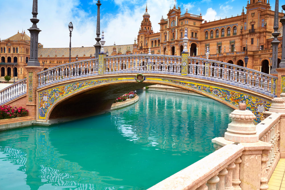 Spanien Sevilla Brücke