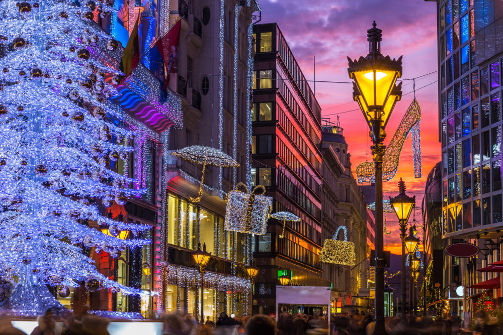 Ungarn Budapest Weihnachtsdeko