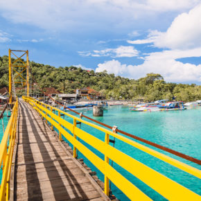 Nusa Lembongan Gelbe BrÃ¼cke