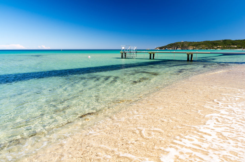 Frankreich Saint Tropez Strand