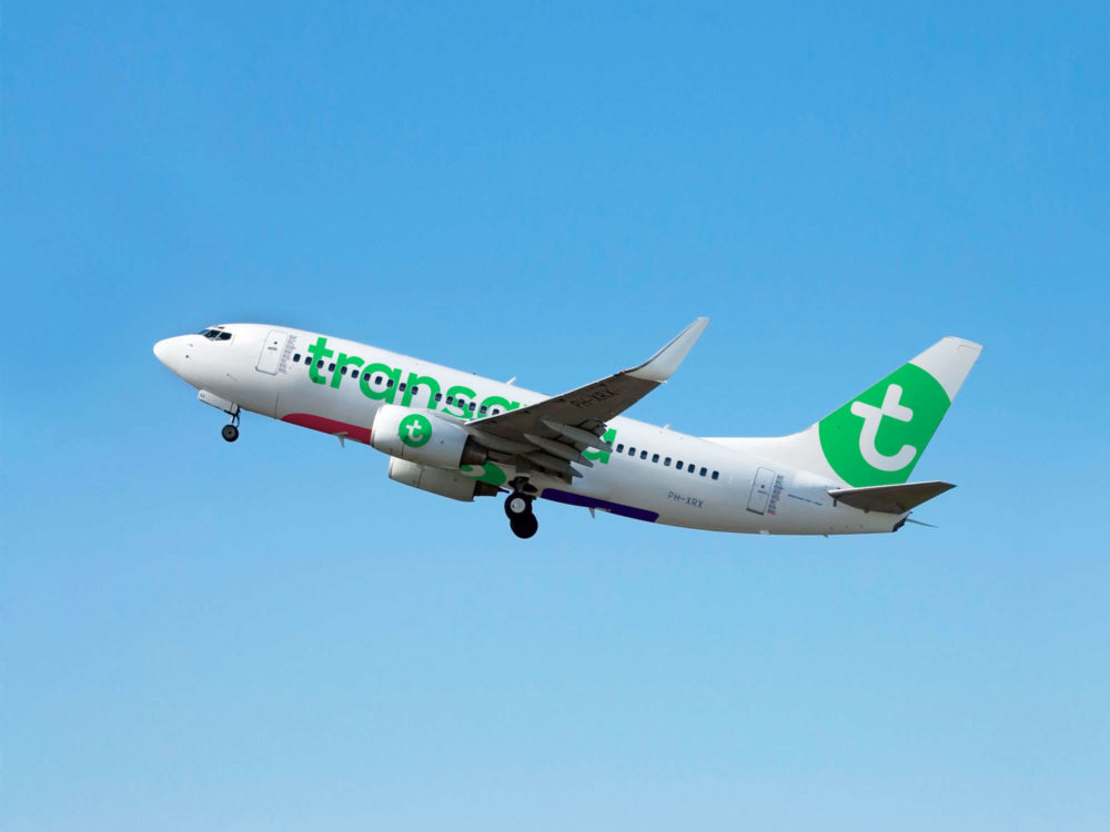 Transavia Flugzeug Start