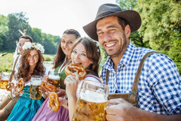 Deutschland Bayern Bier Freunde