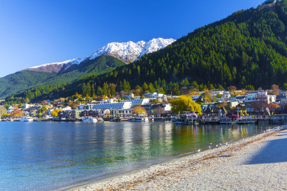 Neuseeland Queenstown Strand