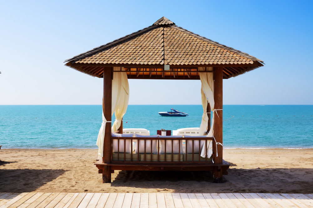 Türkei Antalya Strand Häuschen