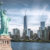 USA New York Freiheitsstatue World Trade Center