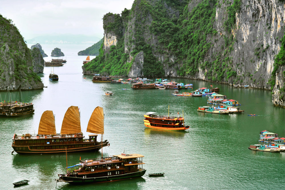 Vietnam Junk Boat