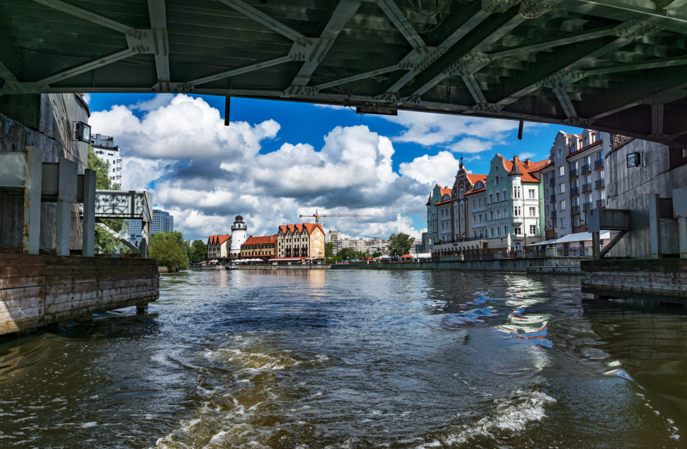 Russland Kaliningrad Fluss