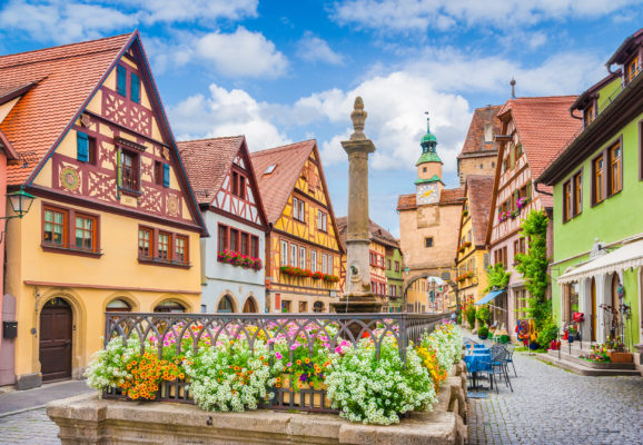 Deutschland Rothenburg ob der Tauber Platz