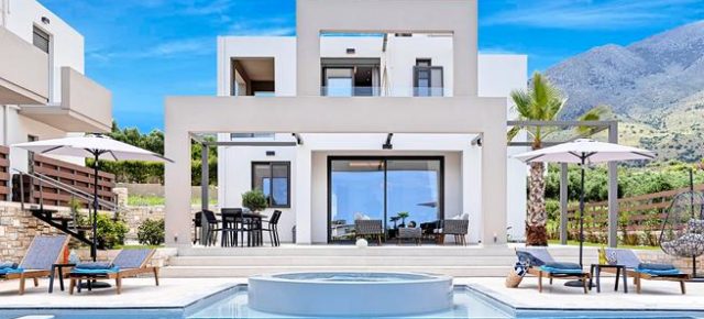 Krasse Luxus-Villa auf Kreta: 7 Tage im eigenen Ferienhaus mit Infinity-Pool & Whirlpool um 374€ p.P.