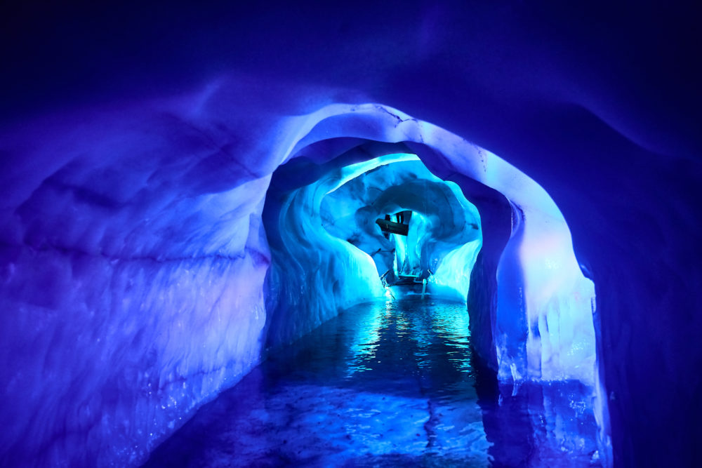 Inside,Of,A,Glacier,In,Austria,-,Europe