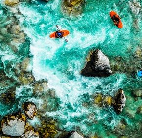 Slowenien Soca River Kayak