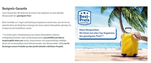 Lidl Reisen AT Bestpreis-Garantie