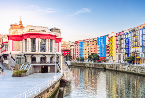 Spanien Bilbao Altstadt